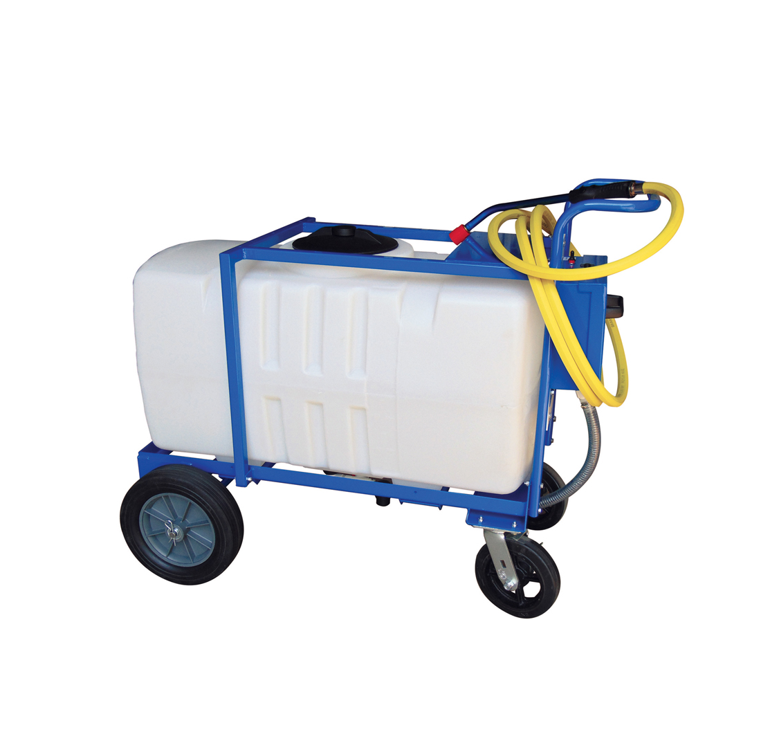 Battery Operated Watering Cart 50 Gallon 4.9 gpm - Sprayers